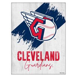Holland Bar Stool Co. - Cleveland Guardians 15" x 20" Team Canvas Wall Art - Multicolor