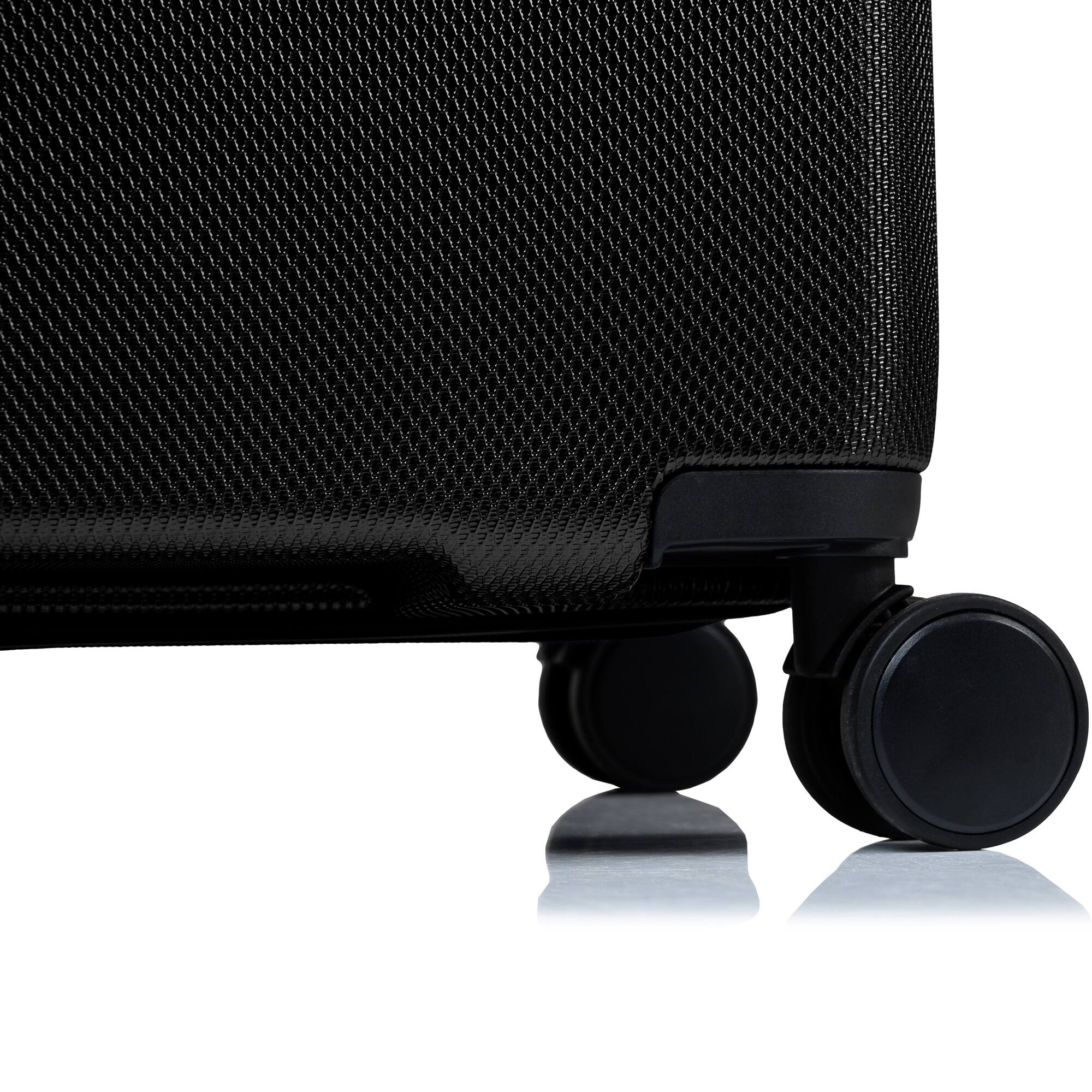 Alt View 1. Champs - Luxe II collection - 3-piece Hardside Luggage set - Black.