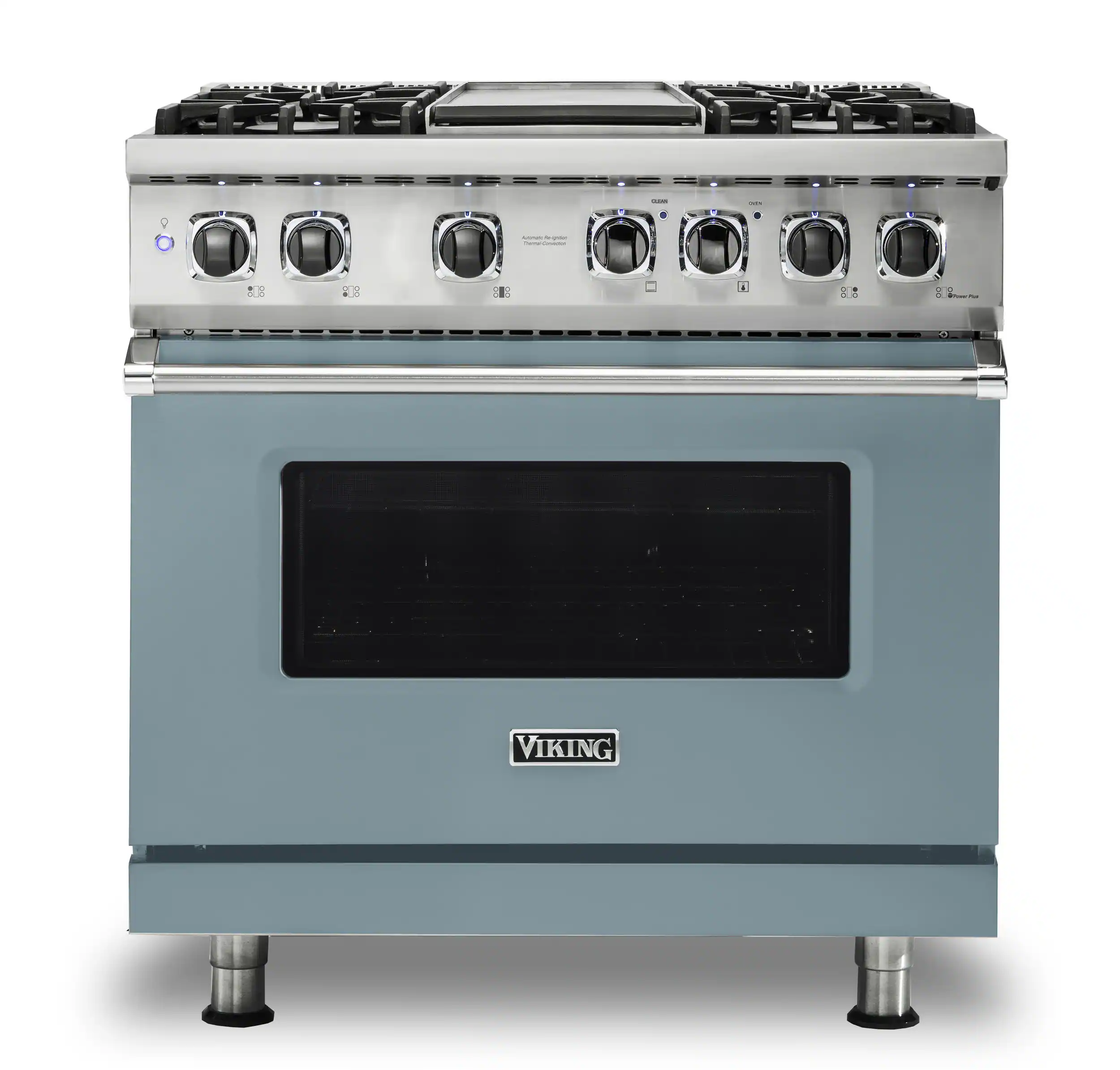 Viking - 36-Inch Dual Fuel Freestanding Range - November Sky