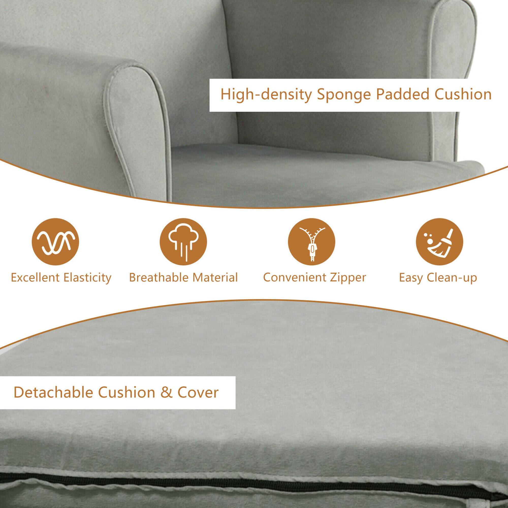 High-density Sponge Padded Cushion

- Excellent Elasticity
- Breathable Material
- Convenient Zipper
- Easy Clean-up

Detachable Cushion & Cover