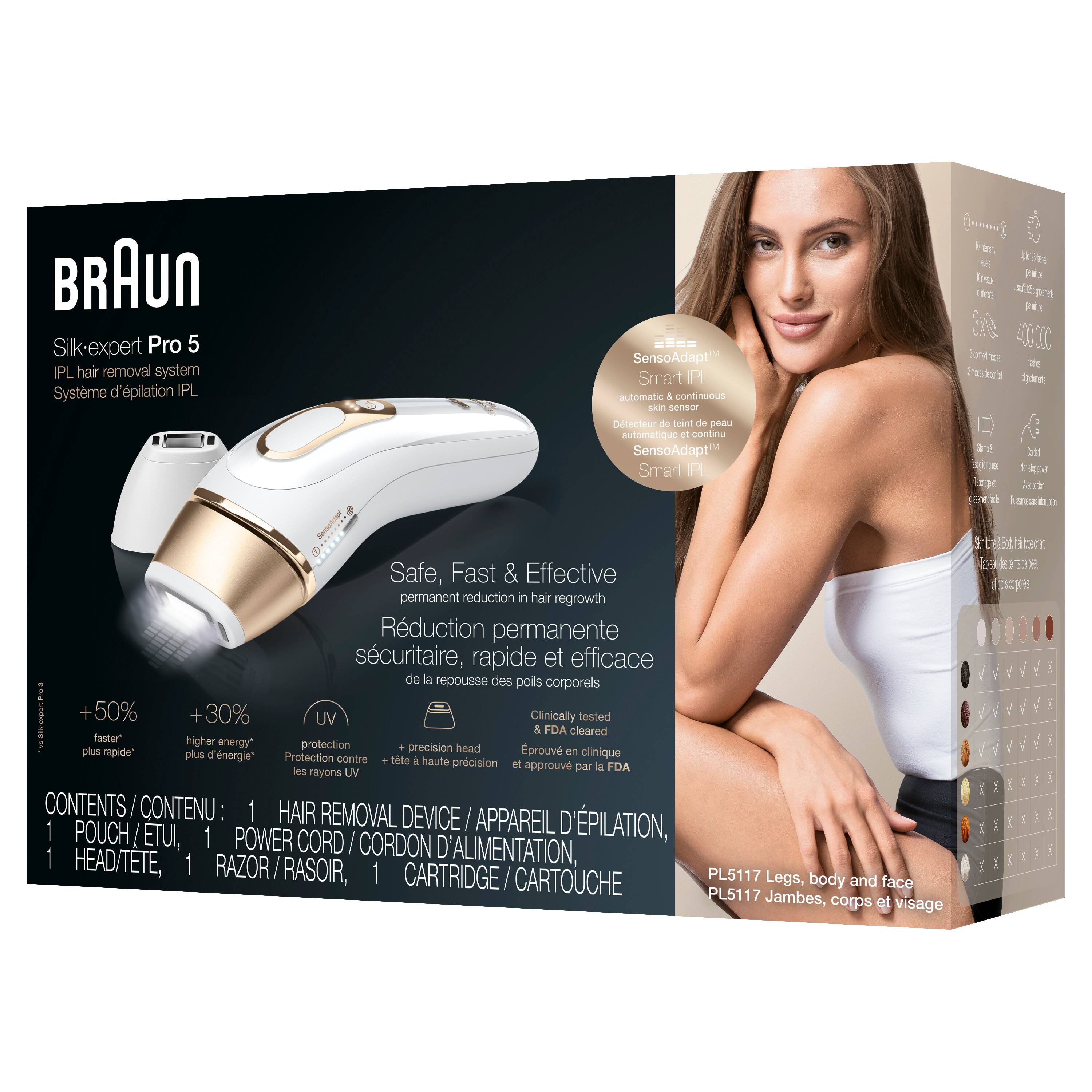 Gillette factory Venus Silk expert IPL hair removal system