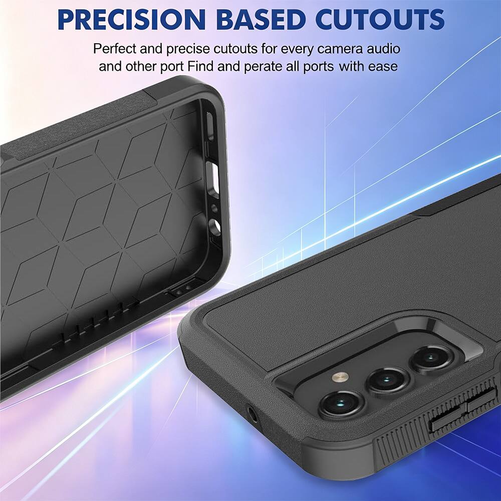 PRECISION BASED CUTOUTS  
Perfect and precise cutouts for every camera, audio, and other port. Find and operate all ports with ease.
