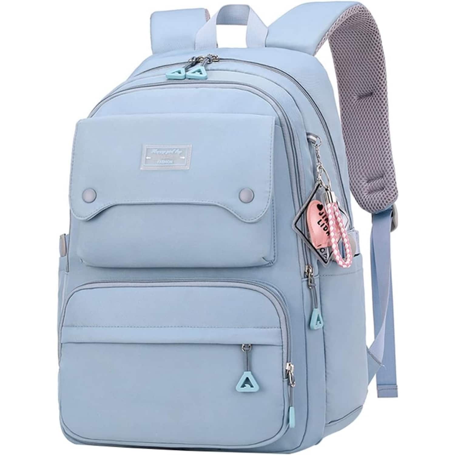 ZUQIETA - 26L Laptop Backpack for Teen Girls - School & Everyday Daypack - Blue