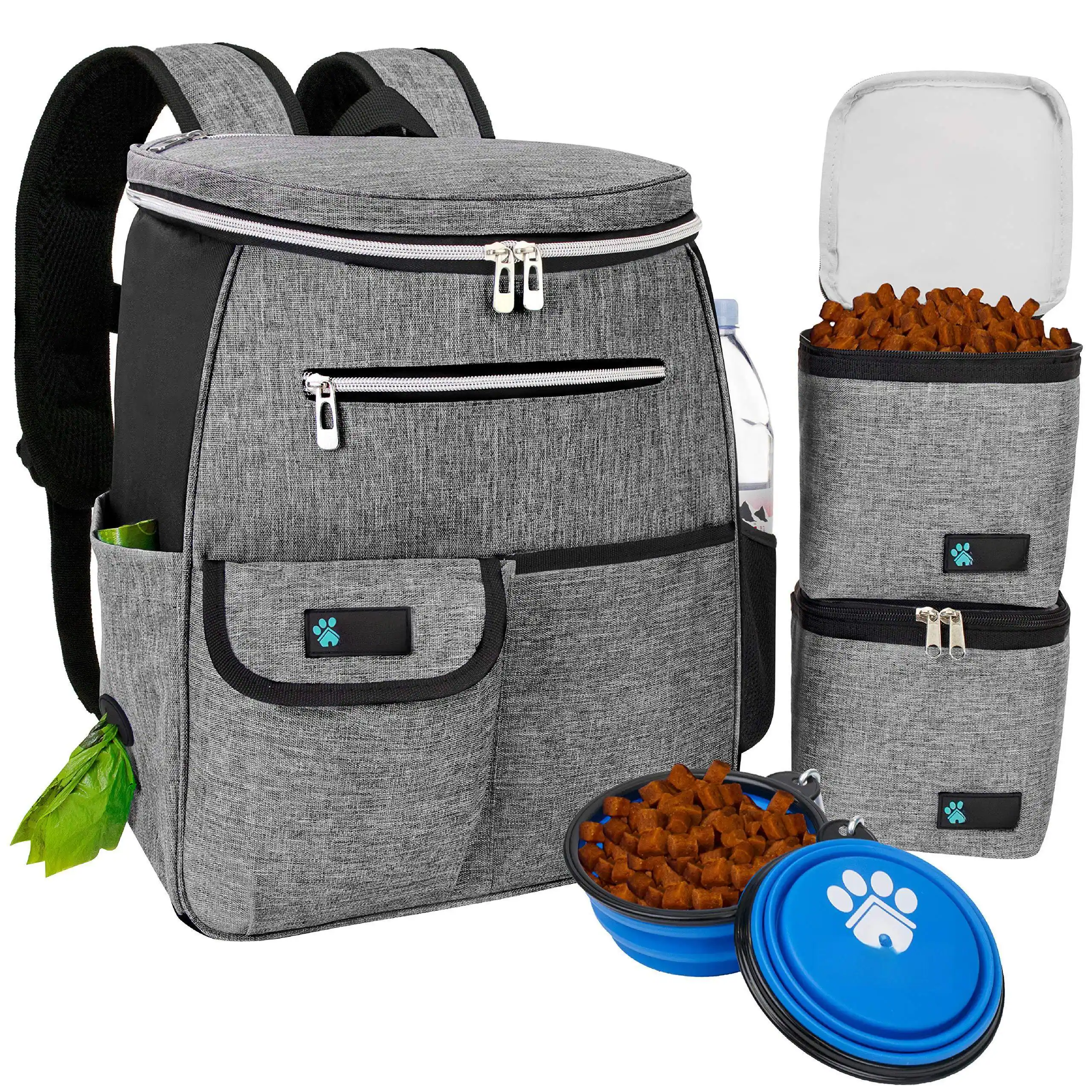 Live At Space - Dog Travel Bag Backpack Airline Approved Bags For Traveling Puppy Diaper Supplies Pet Camping Hiking Accessories Mom Gif