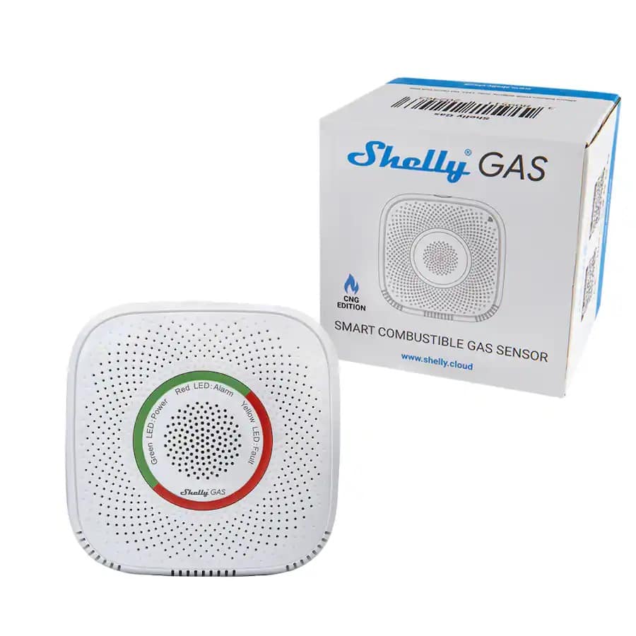 Shelly - Gas LPG, Wi-Fi Operated Certified Smart Gas Sensor with Sound and Light Alarm price history on PriceWatchPro