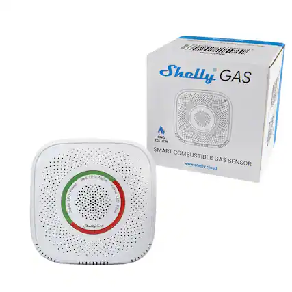 22 Shelly GAS
Red LED: Alarm
Yellow LED: Power
Green LED: Fault
CNG EDITION
SMART COMBUSTIBLE GAS SENSOR
www.shelly.cloud
Shelly GAS