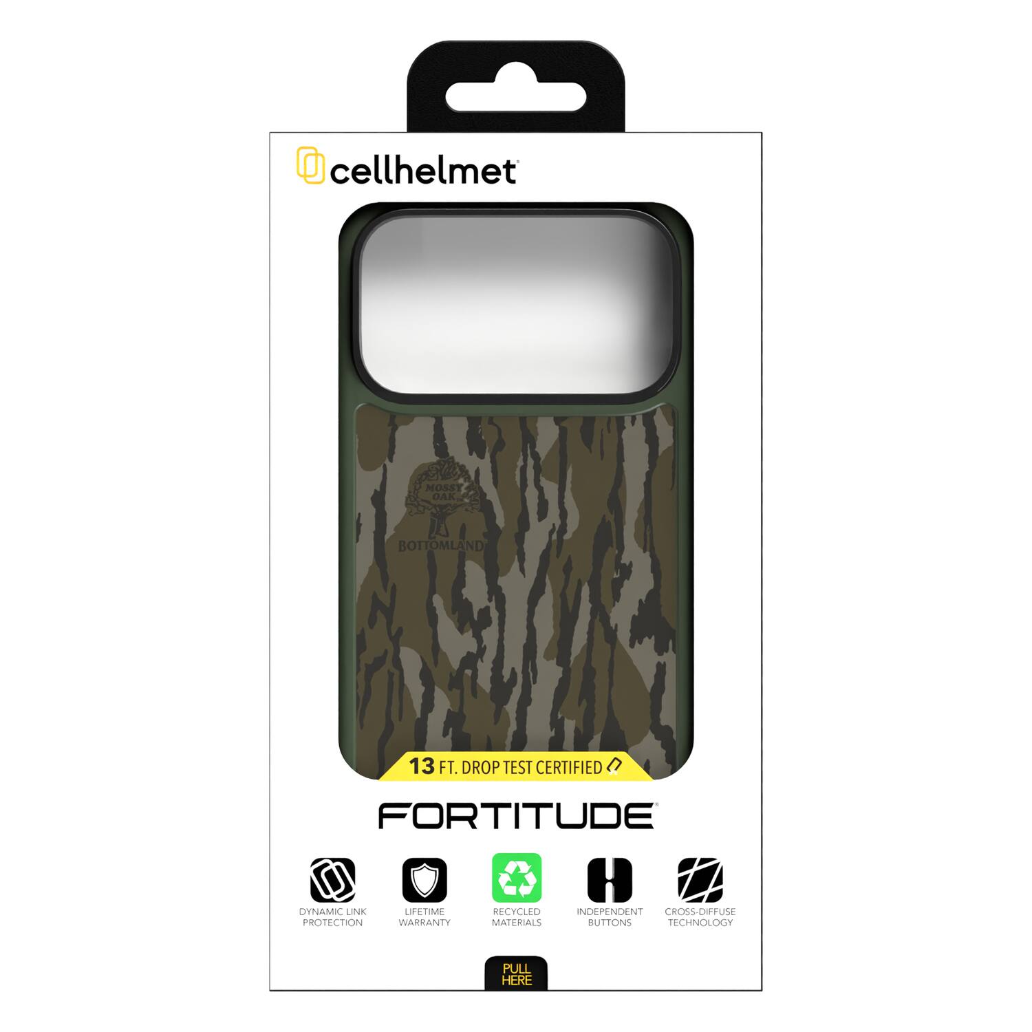 cellhelmet  
NOSS DAK BOTTOMLAND  
13 FT. DROP TEST CERTIFIED  
FORTITUDE  
H ONAMC  
RECYCLED  
INDEPENDENT CROSS-DIFFUSE PROTECTION  
WARRANTY  
MATERIALS  
BUTTONS  
TECHNOLOGY  
PULL HERE