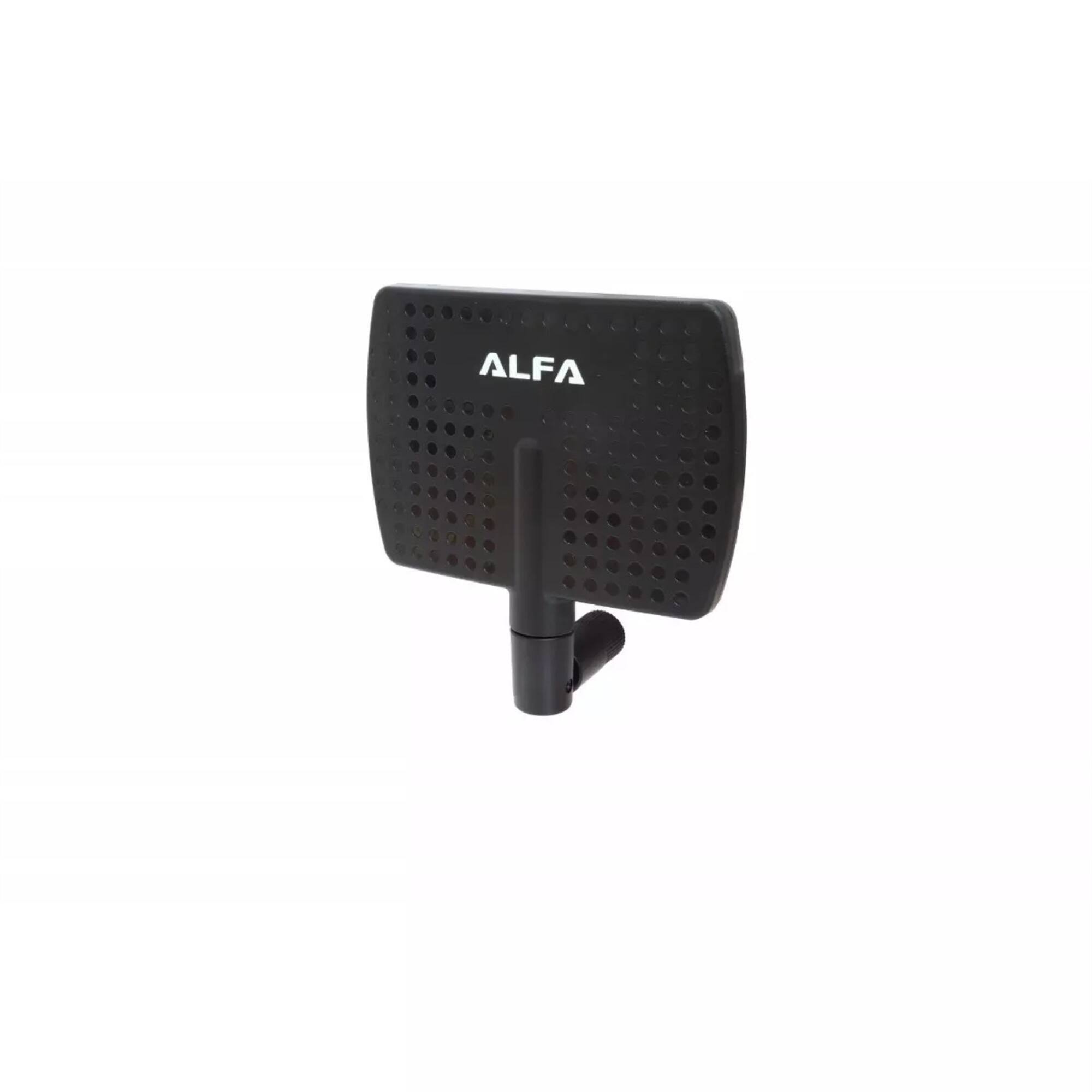 Alt View 2. Alfa - Network APA-M04 2.4GHz 7 dBi high gain directional indoor panel antenna with RP-SMA connector - Black.