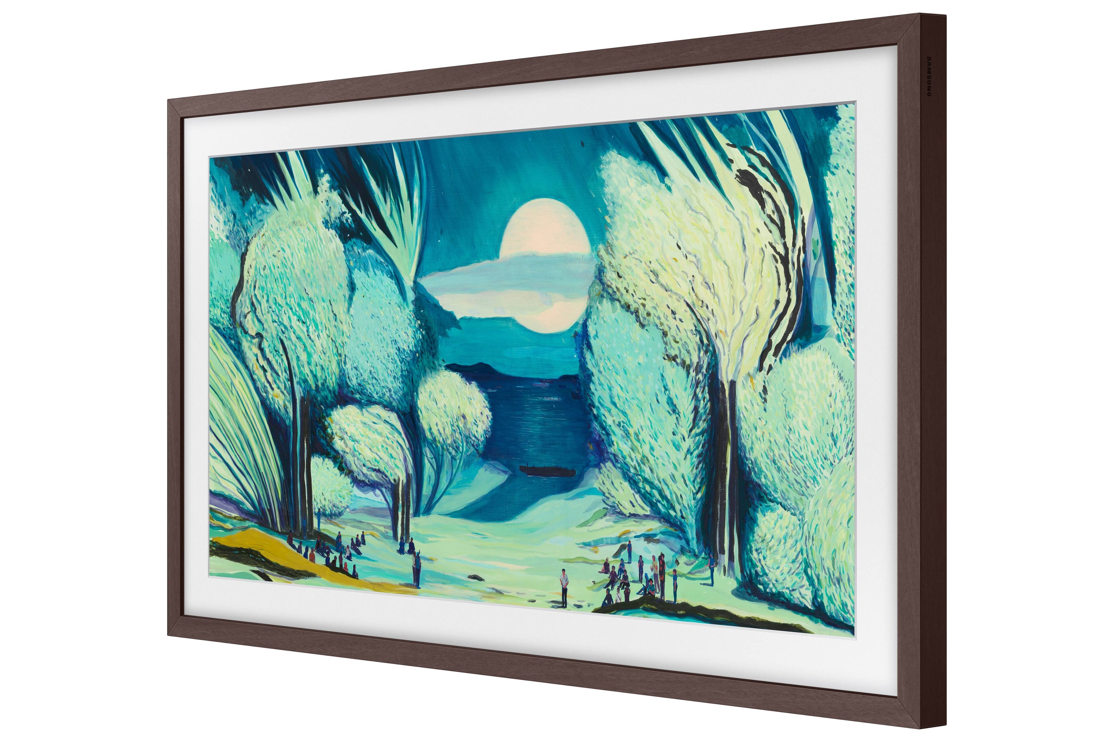 Alt View 11. Samsung - 32” The Frame Customizable Bezel - Modern Brown.