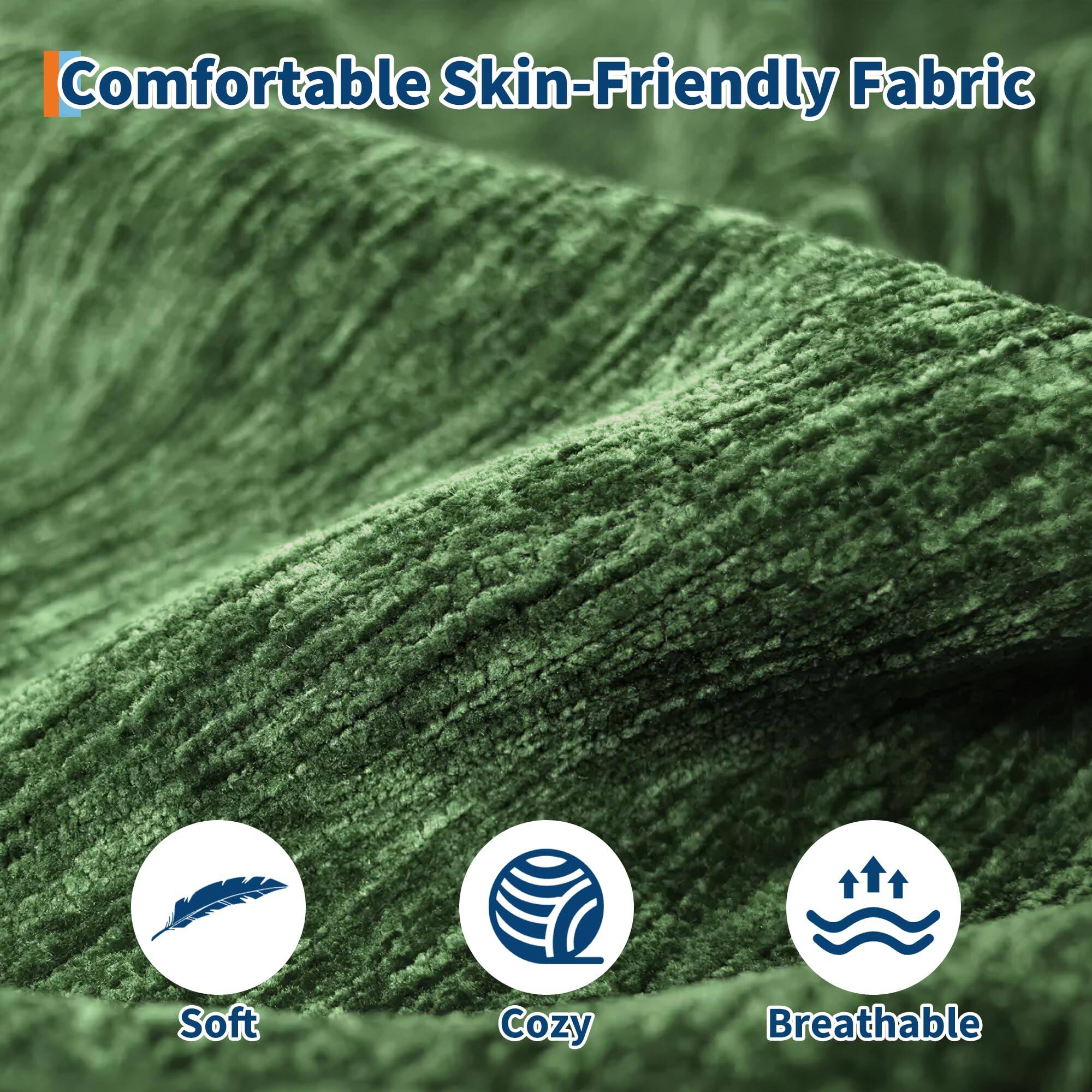 Comfortable Skin-Friendly Fabric

- Soft
- Cozy
- Breathable