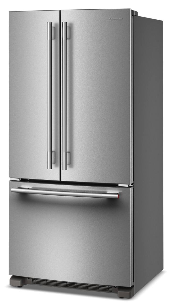 Alt View 16. KitchenAid - 33 in. Wide 22 cu. ft.  French Door Refrigerator with Internal Water Dispenser - PrintShield Stainless.