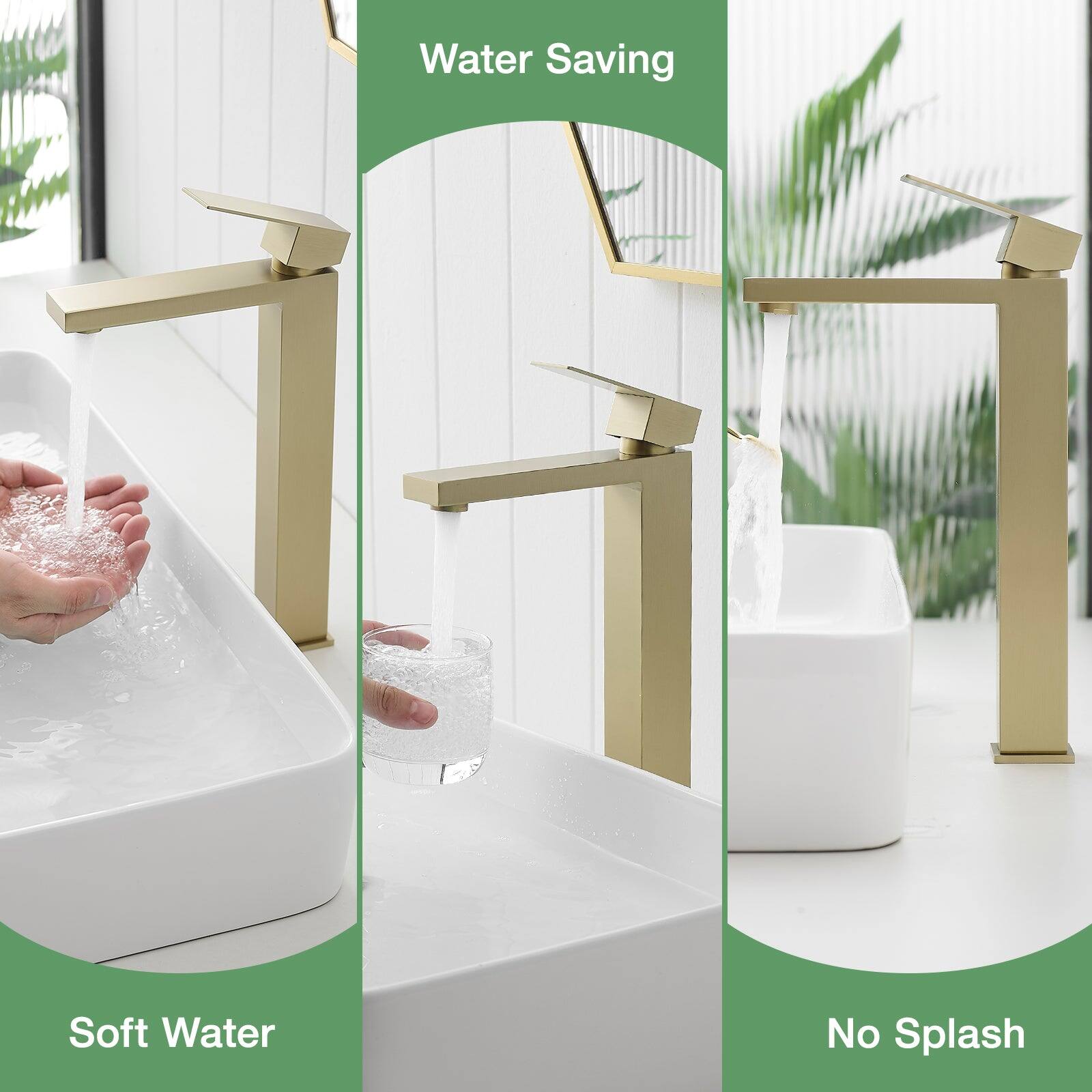 Water Saving
Soft Water
No Splash