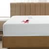 Front. Lux Decor Collection - Lux Decor Premium Mattress Encasement Waterproof, Zippered, Noiseless, Breathable, Bed Bug & Allergen Protection - White.