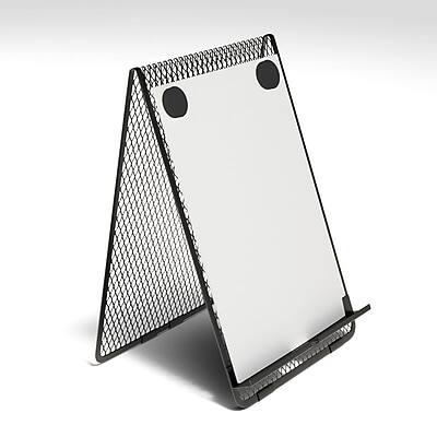 Alt View 1. TRU RED - Magnetic Document Stand with Lip, Matte - Matte Black.