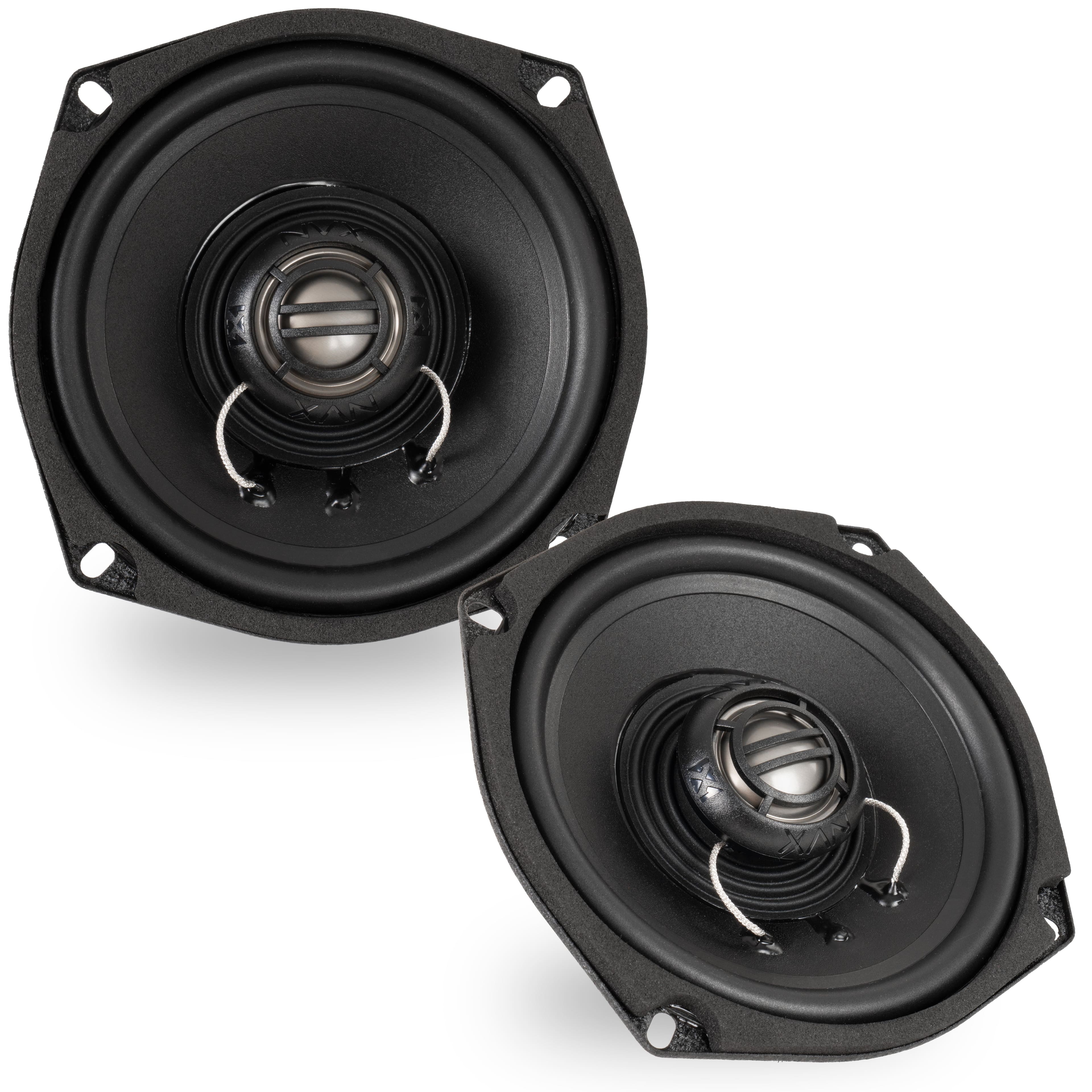 NVX - XFHD5R 300W RMS 5.25in XF-Series 2-Ohm Rear Tour-Pak Speakers for Select 1998-2013 Harley-Davidson Touring Model