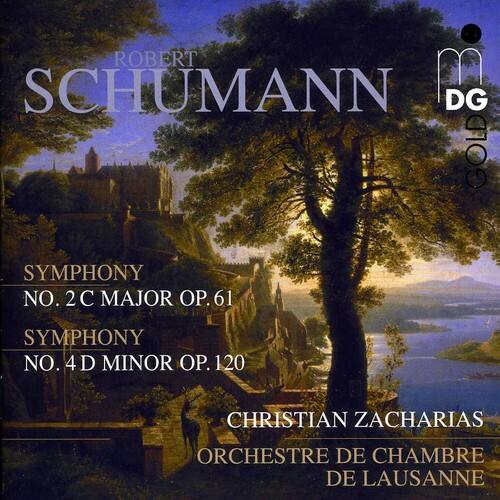 ROBERT SCHUMANN  
SYMPHONY NO. 2 C MAJOR OP. 61  
SYMPHONY NO. 4 D MINOR OP. 120  

CHRISTIAN ZACHARIAS  
ORCHESTRE DE CHAMBRE DE LAUSANNE  

DG GOLD