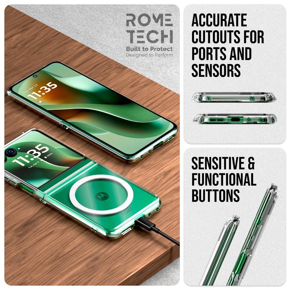 23 11:35 PM Thu  
ROVE TECH  
Built to Protect  
Designed to Perform  

ACCURATE CUTOUTS FOR PORTS AND SENSORS  

SENSITIVE & FUNCTIONAL BUTTONS