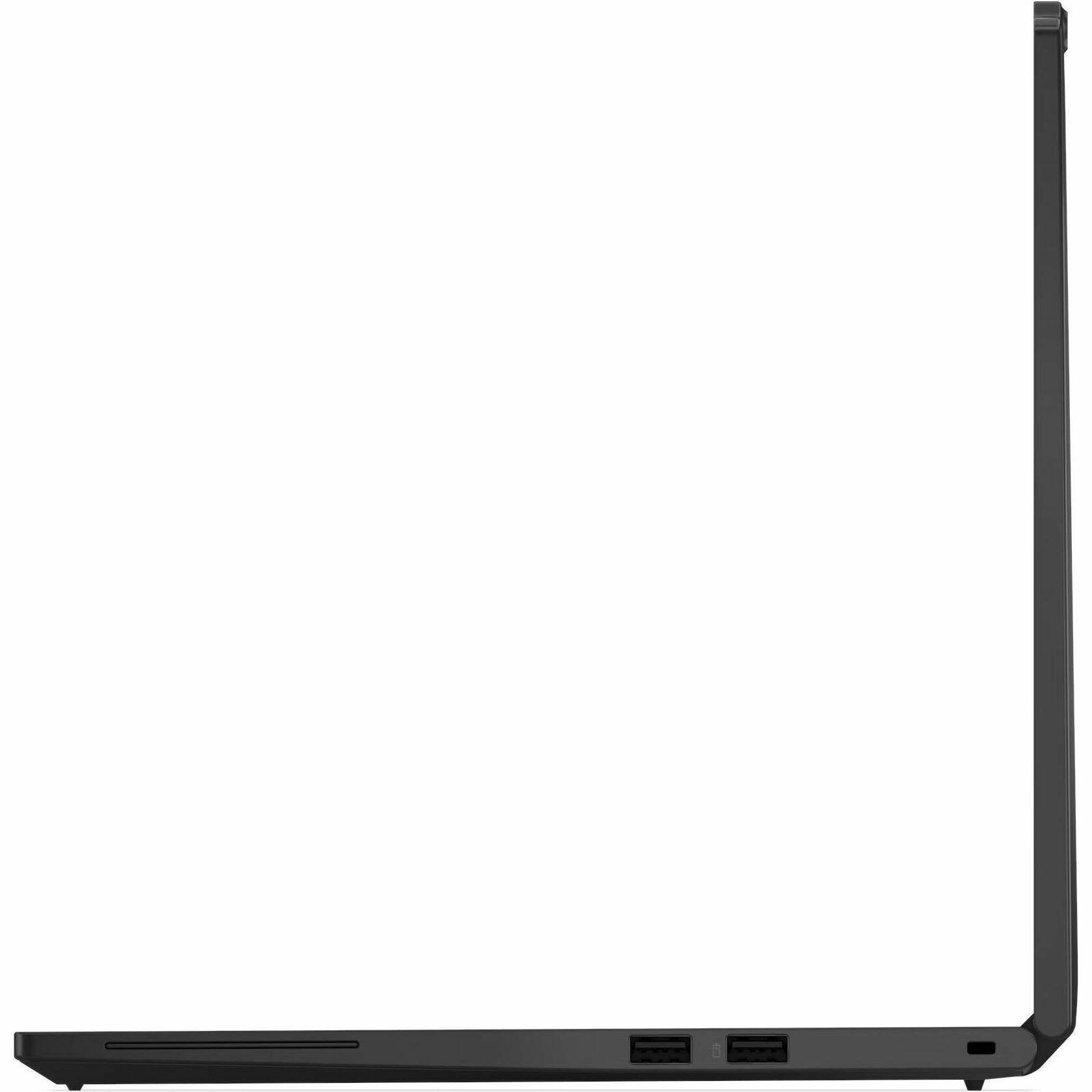 Alt View 4. Lenovo - Lenovo ThinkPad T14s Gen 1 21R30010US 14" Touchscreen Convertible 2 in 1 Notebook - WUXGA - Intel Core Ultra 5 2nd Gen 2 - Black.