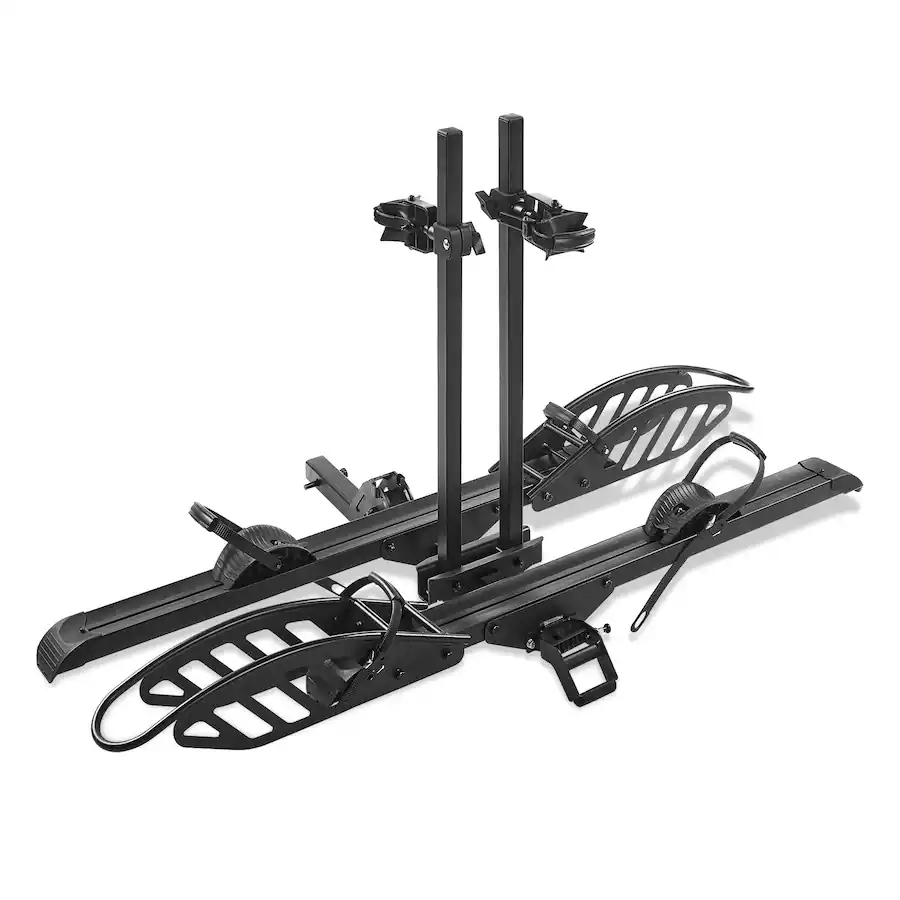 Young Bike Rack Young Electric Bike Rack 200 lbs Capacity Anti Wobble Hitch Mount Black ...