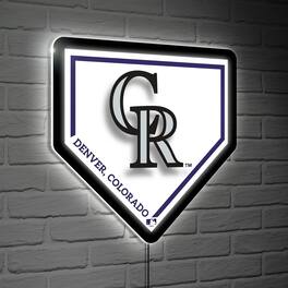 Evergreen Enterprises - Colorado Rockies LED Wall Home Plate - Multicolor