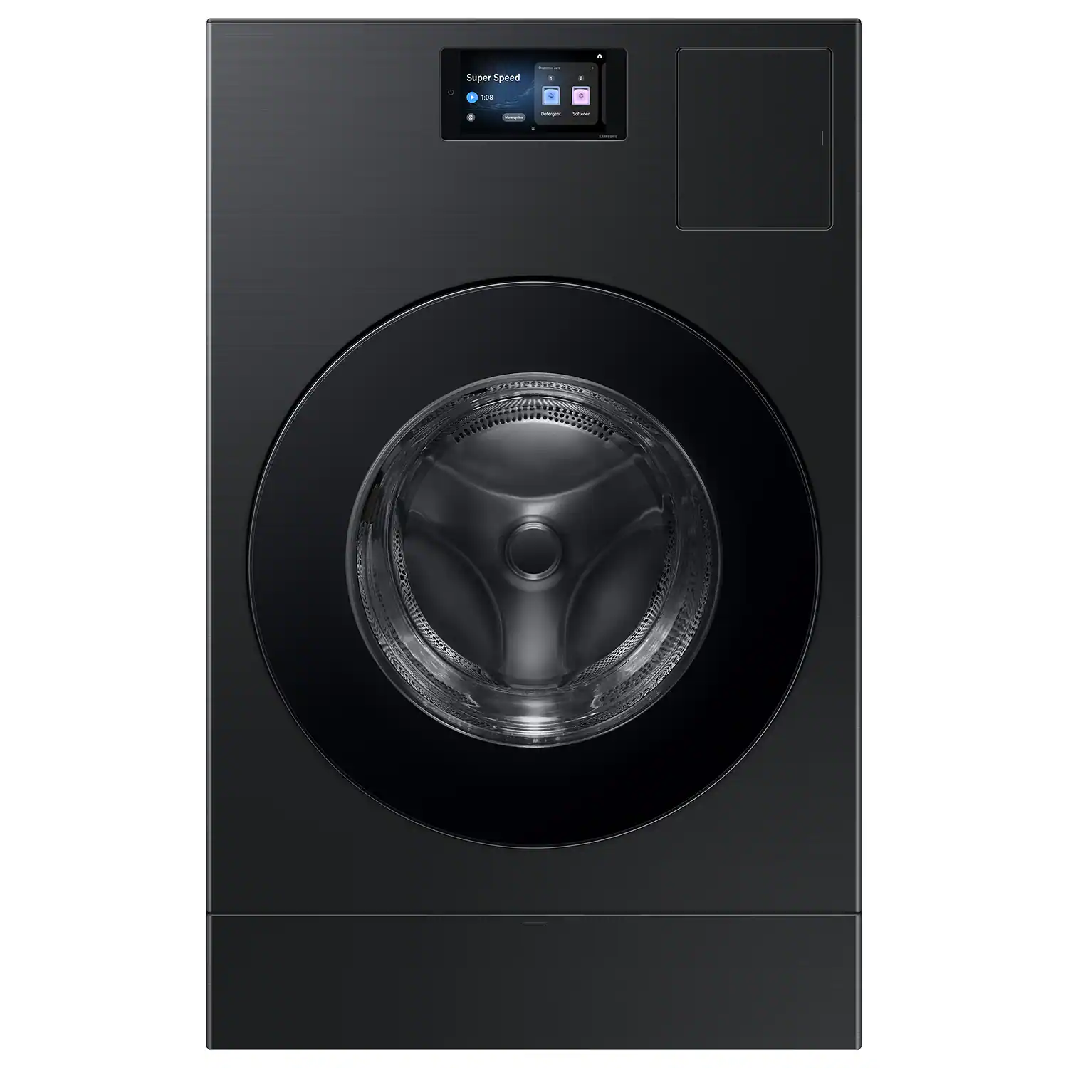 Samsung - 5.3 cu. ft. Bespoke AI Smart All-In-One Front Load Washer/Electric Dryer Combo with AI Home - Brushed Black