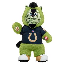 Build-A-Bear - Indianapolis Colts Camo Mascot Plush - Multicolor