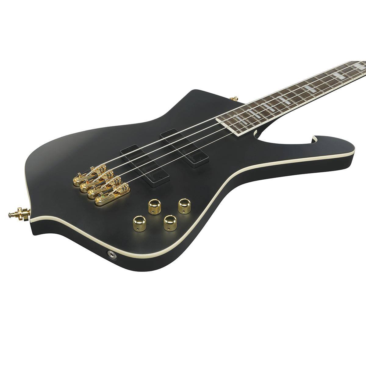 Alt View 5. Ibanez - Ibanez ICB Series ICB620 Electric Bass Guitar, Black Flat.