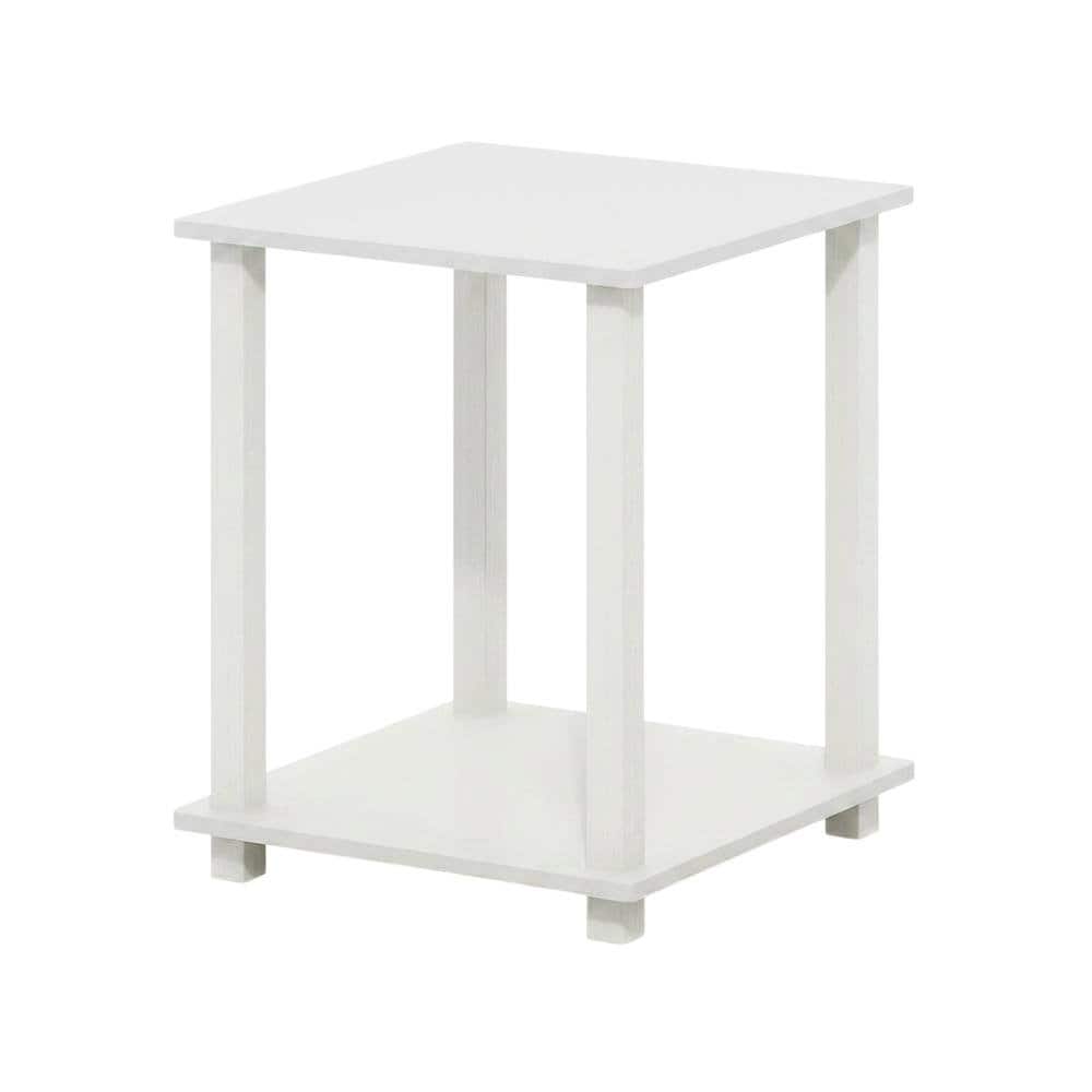 FurniFact - nightstand set with sleek contemporary style and versatile design - White