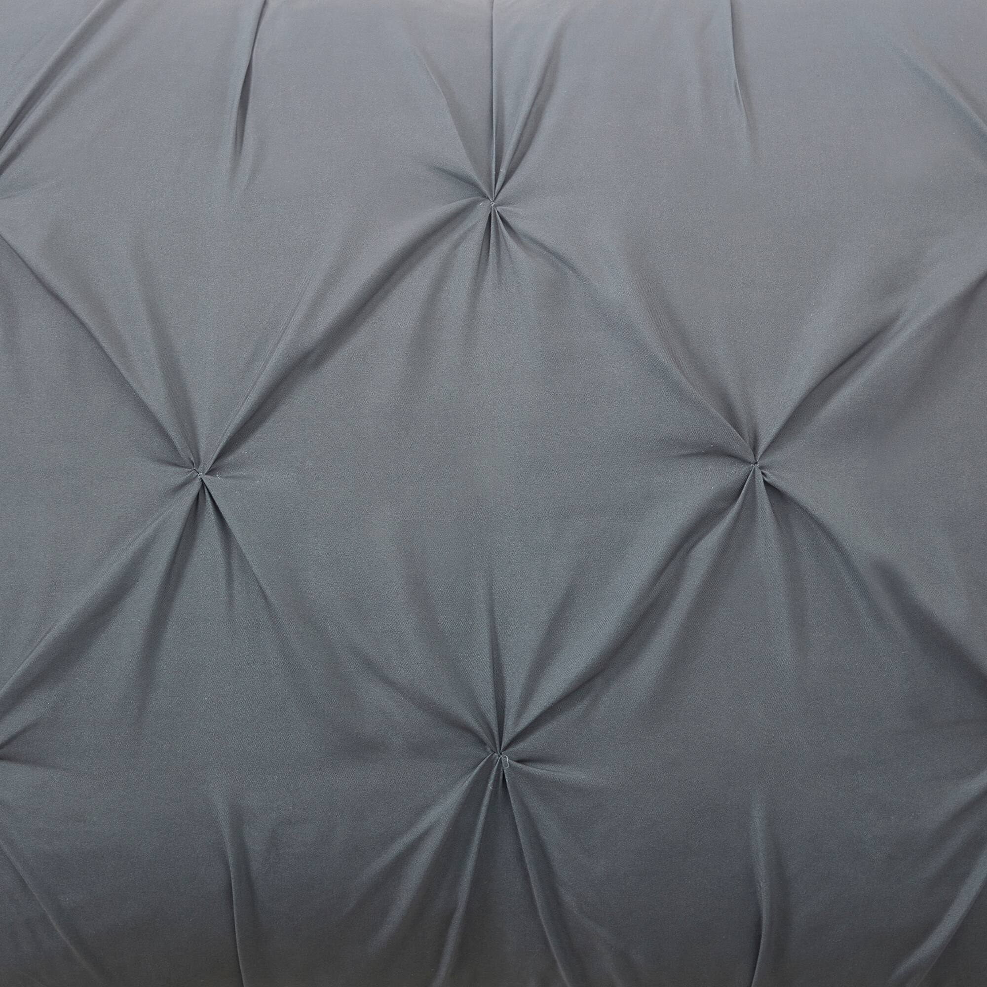 Alt View 1. Sweet Home Collection - 7 Piece Loralie Bed in a Bag Comforter & Sheet Set - Queen - Gray.