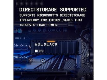 Western Digital WD_BLACK 4TB SN850X NVMe SSD 7300 MB/s, PS5, Gen4 Western Digital WD_BLACK 4TB SN850X NVMe SSD 7300 MB/s, PS5, Gen4