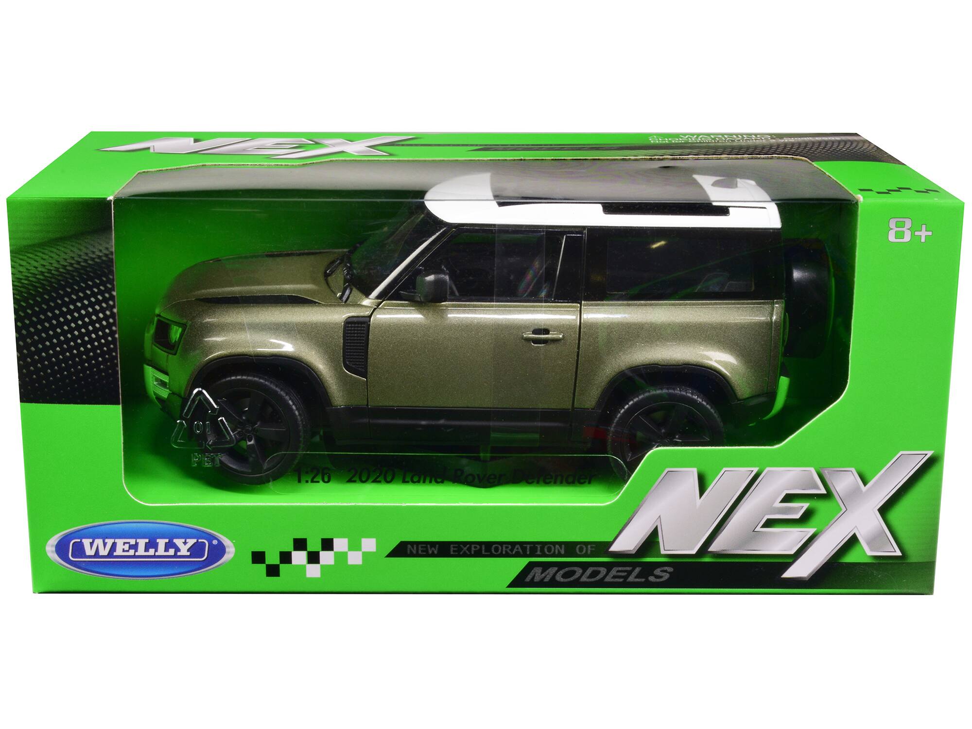 8+ a WELLY 1:26 2020 Land Rover Defender NEW EXPLORATION MODELS OF NEX