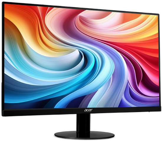 Angle. Acer - SA240Y G0 23.8" LCD Monitor 120Hz 1920x1080 - Black.