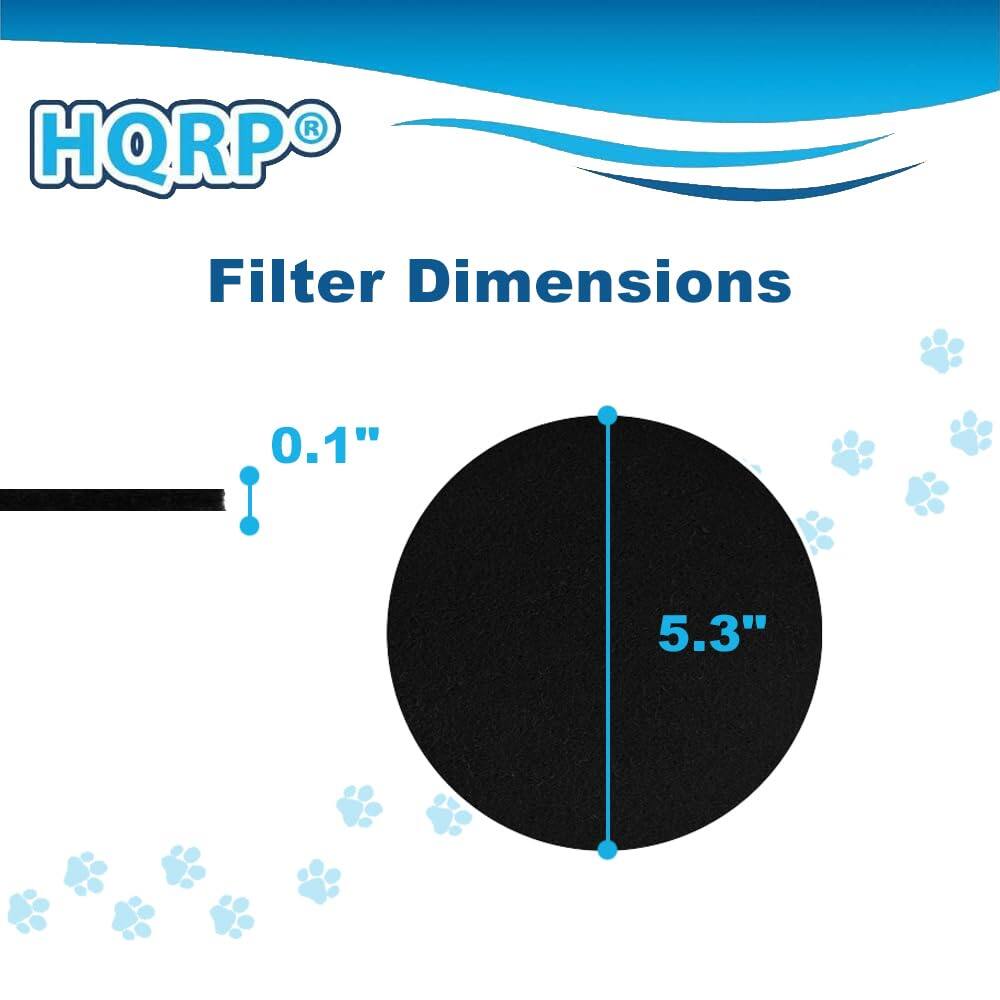 HQRP Filter Dimensions  
0.1" x 5.3"