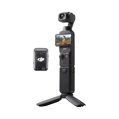 DJI - Osmo Pocket 3 Creator Combo, Vlogging Camera with 1'' CMOS, 4K/120fps Video, 3-Axis Stabilization, Face/Object Track - Black