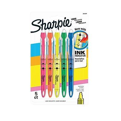 Sharpie - Liquid Highlighter, Chisel Tip, Assorted, 5/Pack (24575PP) price history on PriceWatchPro