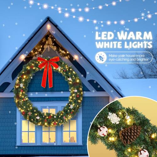 LED WARM WHITE LIGHTS  
Make your house more eye-catching and brighter