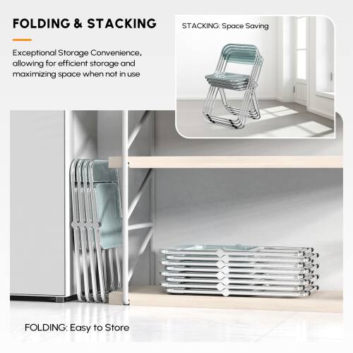FOLDING & STACKING

STACKING: Space Saving

Exceptional Storage Convenience, allowing for efficient storage and maximizing space when not in use

FOLDING: Easy to Store