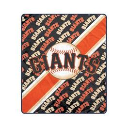 Pegasus - San Francisco Giants 60" x 70" Diagonal Lined Wordmark Ultra Soft Blanket - Multicolor