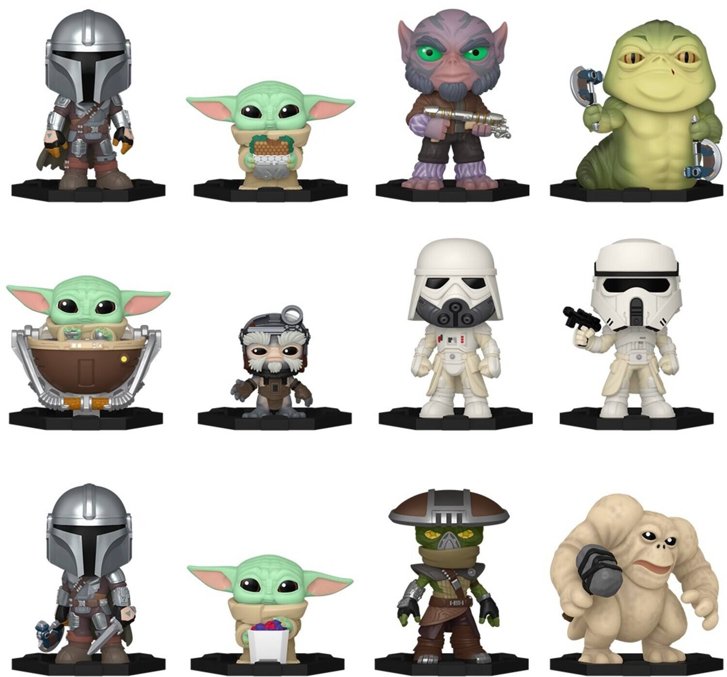 Alt View 2. Funko - Funko Mystery Mini: Mandalorian & Grogu (Star Wars) (One Random Mystery Mini Per Transaction)   - COLLECTIBLES - Multicolor.