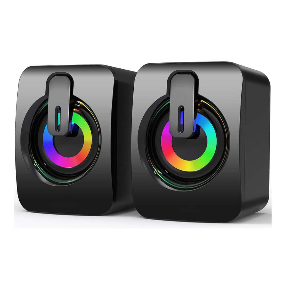 Cluzine - Bluetooth Soundbar Computer Speaker, 5D Surround Desktop Speaker for PC/TV - 1