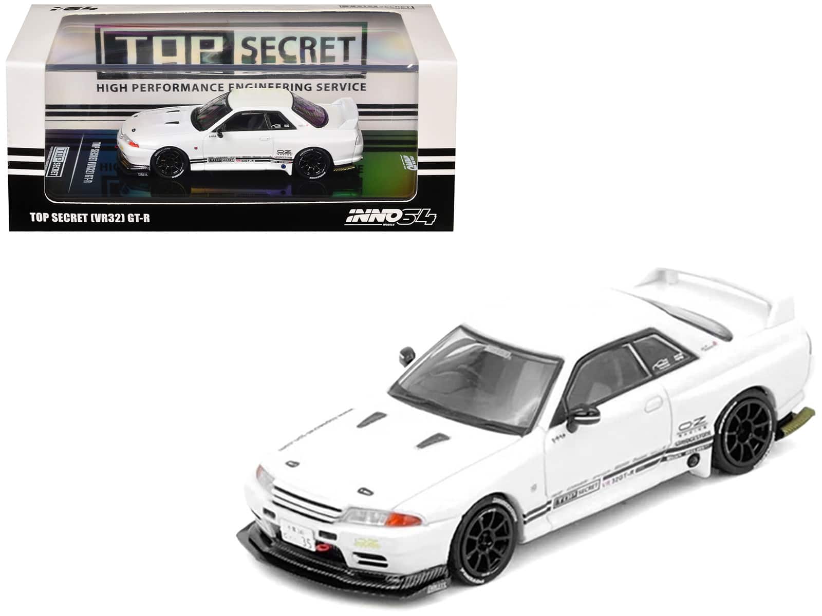 "Nissan Skyline ""Top Secret"" (VR32) GT-R RHD (Right Hand Drive) White 1/64 Diecast Model Car by Inno Models" price history on PriceWatchPro