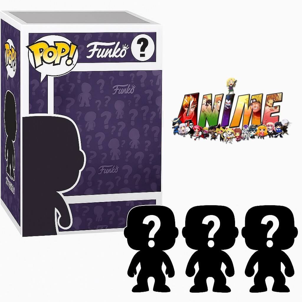 Set of 3 Surprise Mystery Anime Funko Pop! Randomly Selected - Black price history on PriceWatchPro