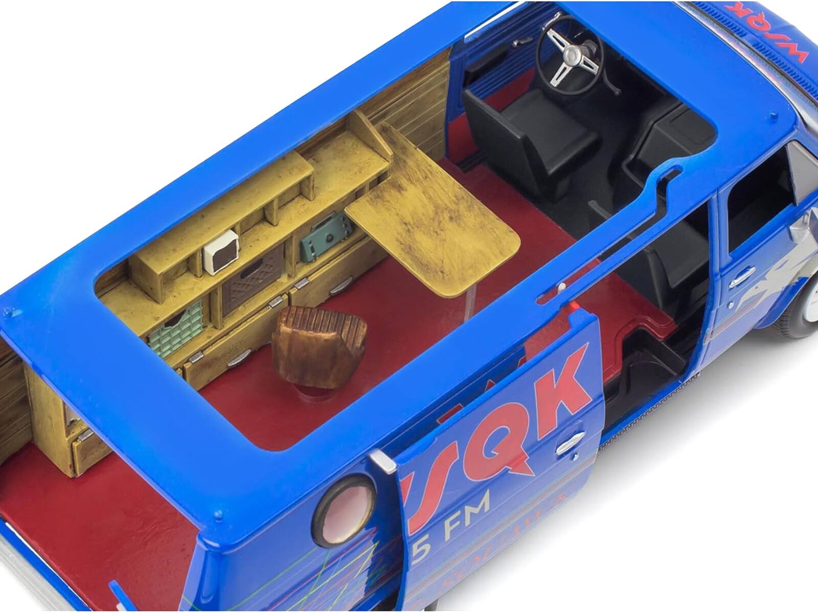 Alt View 5. Revell - Level 3 1977 GMC "WSQK Squawk" Van "Stranger Things" (2016-2025) TV Series 1/25 Plastic Model Kit by Revell.