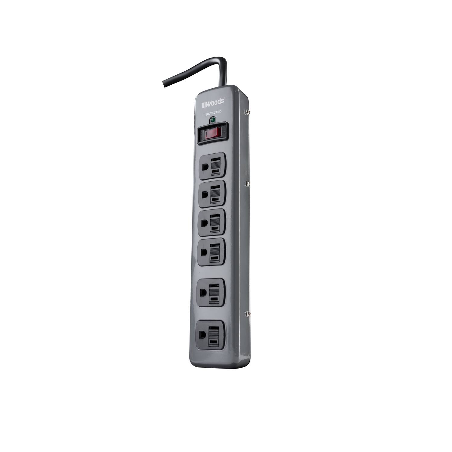Southwire - Woods 3 ft. L 6 outlets Power Strip w/Surge Protection 900 J - Black price history on PriceWatchPro
