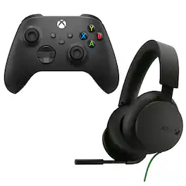 Microsoft - Xbox Series X/S Controller with Headset - Black