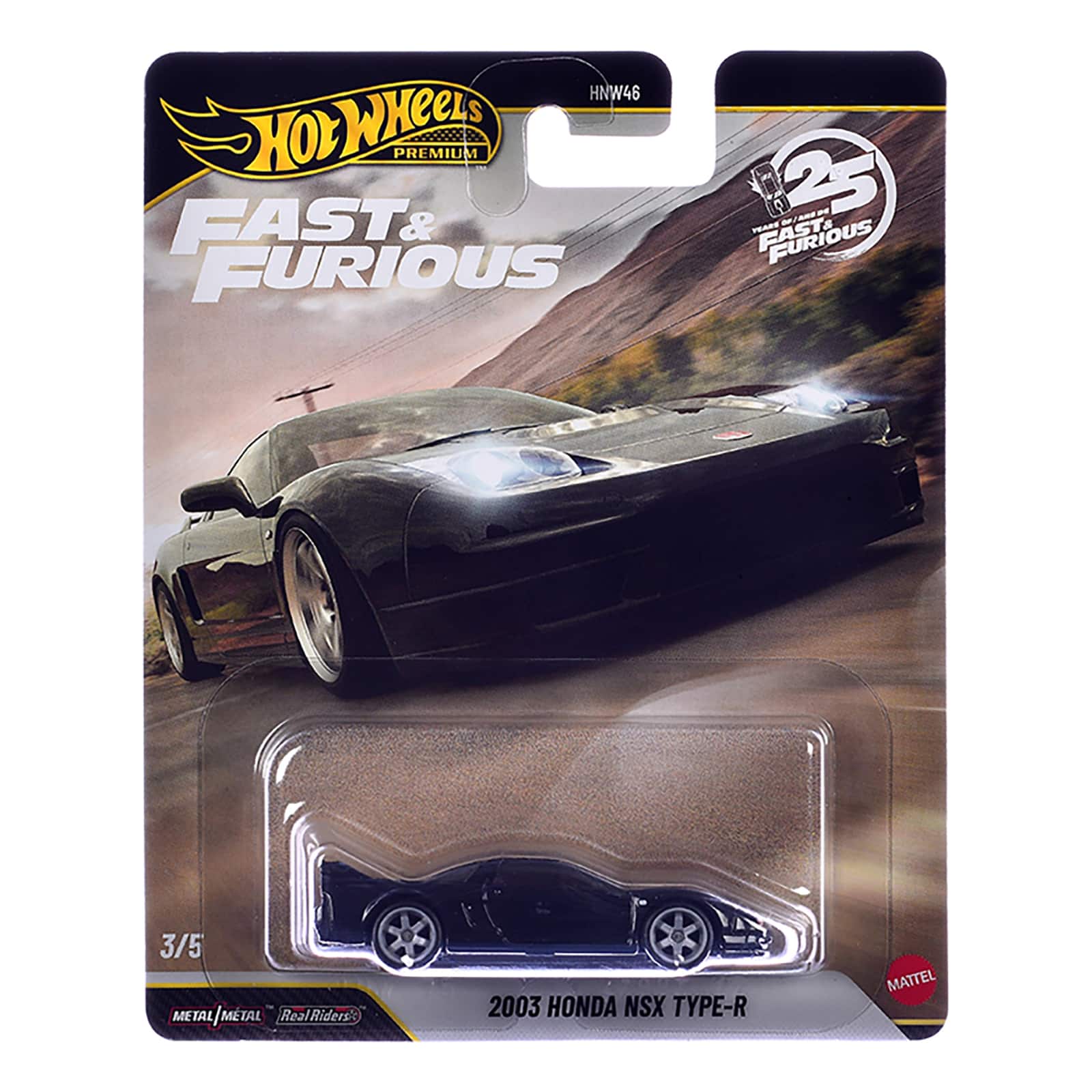 "2003 Honda NSX Type-R RHD (Right Hand Drive) Black ""Fast Five"" (2011) Movie Diecast Model Car by Hot Wheels" price history on PriceWatchPro