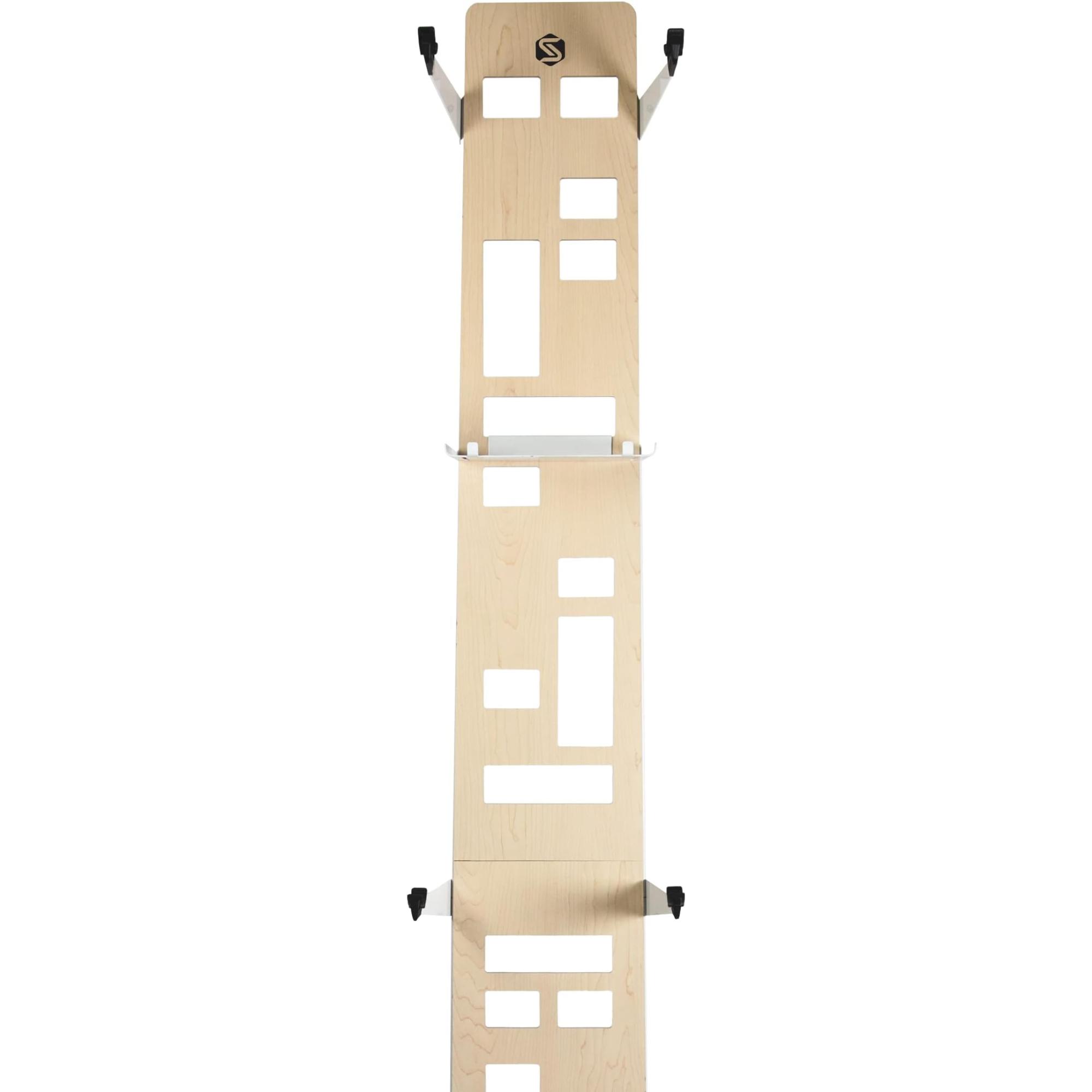 Alt View 6. Saris - The Hottie Two Bike Home Storage Stand - Freestanding Rack with Adjustable Cradles and Shelf - White.