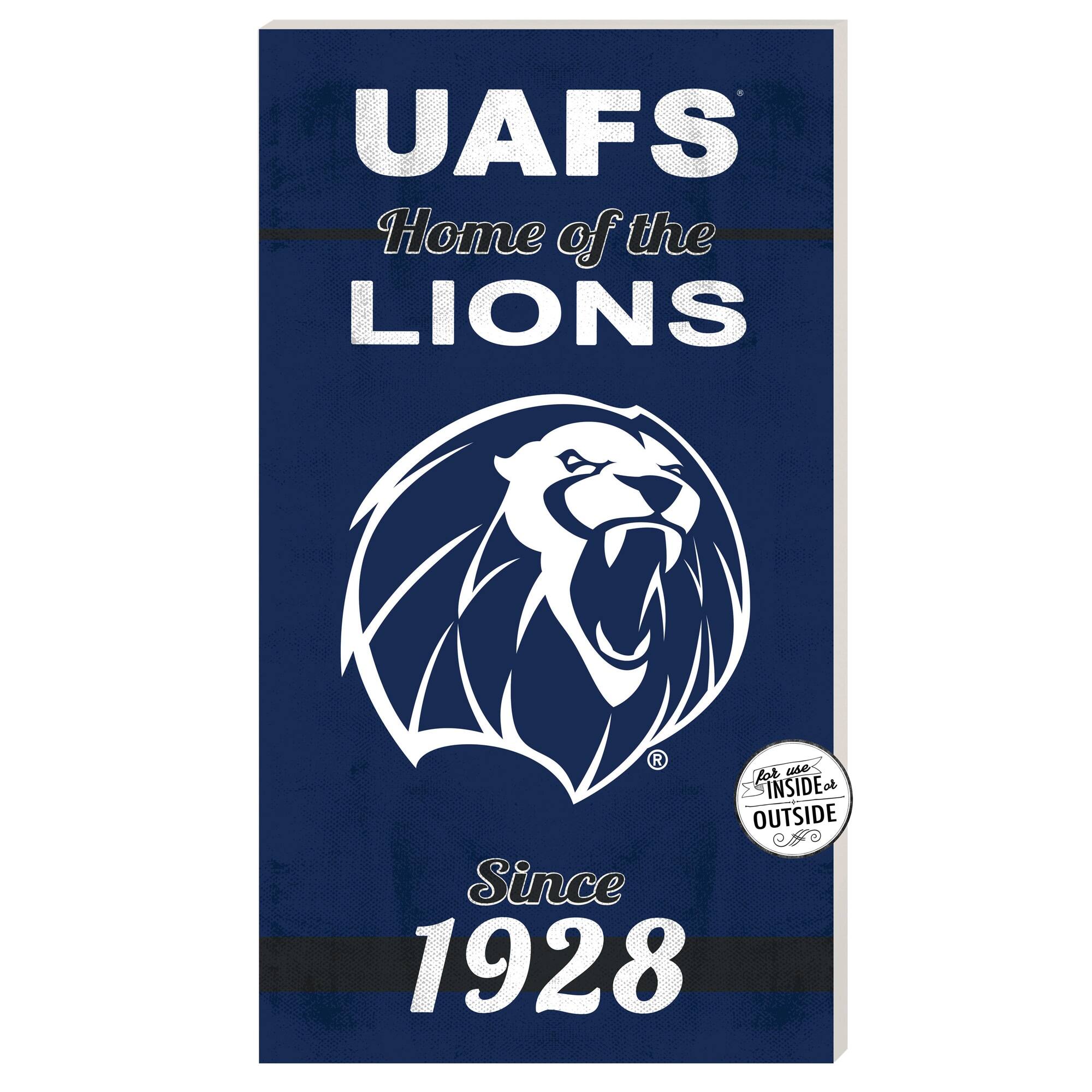 Arkansas Fort Smith Lions 11" x 20" Indoor/Outdoor Home Of The Sign