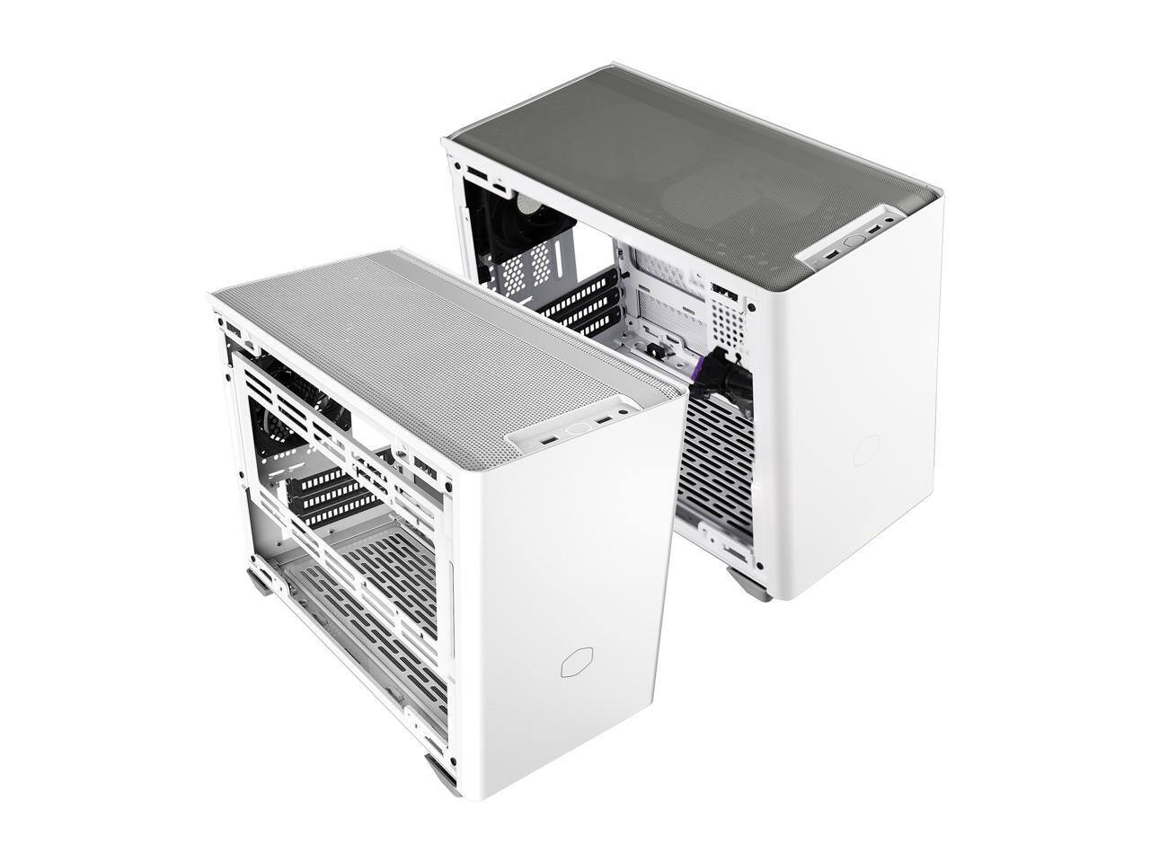 Cooler Master NR200 White SFF Mini ITX Case, Vented Panel, Triple