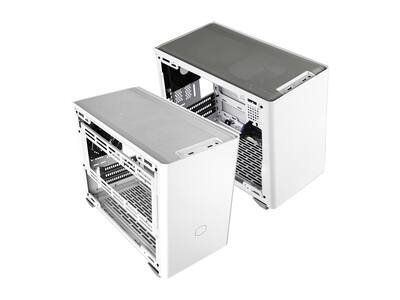 Cooler Master NR200 White SFF Mini ITX Case, Vented Panel, Triple Cooler Master NR200 White SFF Mini ITX Case, Vented Panel, Triple